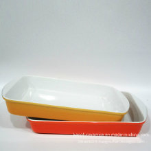 Beautiful Color Glazed Ceramic Bakeware